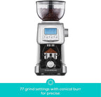 CASABREWS Tornado Electric Conical Burr Coffee Grinder, Automatic Burr Coffee Grinder with 77 Precision Grind Settings for Espresso to French Press, Special for Barista and Coffee Lovers