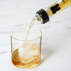 True Ace Measured Liquor Pour Spout - 1oz Pourer - Fits Standard Liquor Bottles - Automatic Measuring Liquor Pourer Bar Accessory - Plastic Set of 2