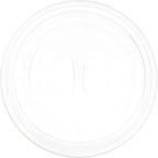 Nordic Ware BPA-free and Melamine Free Plastic Splatter Microwave Cover, 10-Inch (Set of 2), Clear