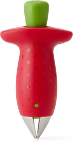 Chef'n Original Stem Gem Strawberry Huller, Red/Green - 102-138-005
