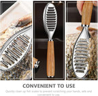 Kichvoe Fish Scale Scraper Tool 8.46 Inch Lightweight Fish Skin Peeler Seafood Cleaning Gadget Easy Safe Scale Remover for Kitchen Use
