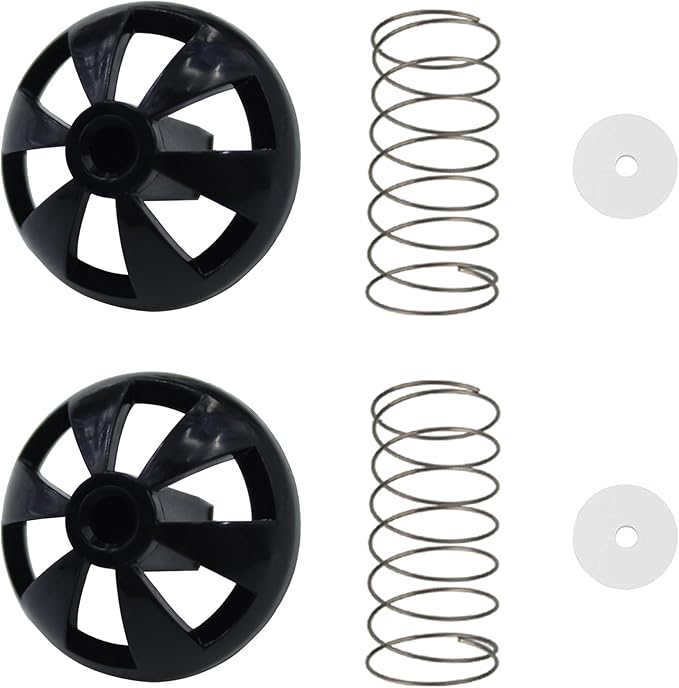 Coffee Replacement Brew Basket Spring Loaded Stopper Kits for Mr. Coffee Black and Decker Hamilton coffee maker 990117900 990237500 Coffee Machine Accessory (Set of 2)