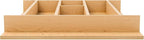 Rev-A-Shelf Natural Maple Right Size Utensil Insert Home Storage Kitchen Organizer 7 Compartment Drawer Accessory, 16 1/4" x 19 1/2", 4WUT-21SH-1