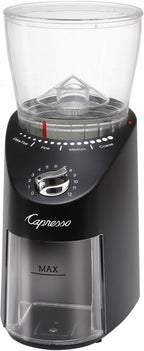 Capresso Infinity Plus Conical Burr Grinder, Black