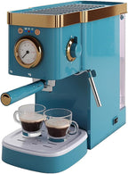 deluxe semi-automatic espresso coffee maker with steam milk frother