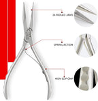 Fish Bone Pliers/Tweezers Stainless Steel Washable (Silver)