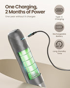 Maestri House Rechargeable Milk Frother, LunaFro Mini Handheld Electric Foam Maker Detachable Stainless Steel Whisk Drink Mixer Foamer Mini Blender for Matcha, Lattes, Cappuccino, No Stand