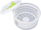 Pwshymi Salad Spinner Salad Drainer, Multifunction Large 3L Vegetable Dryer Salad Spinner, Lettuce Washer and Dryer for Cooking