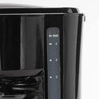 Dominir Compact Coffee Pot Brewer Machine, Quiet Operation with On/Off LED Indicator Light, Convenient Cord Storage and e, Black