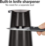 Hamilton Beach Extra-Tall Electric Automatic Can Opener with Easy-Clean Detachable Cutting Lever,Cord Storage,Knife Sharpener,Brushed Stainless Steel (76700),(Pack of 2)