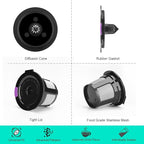 Reusable K Cups, 4 Pack Reusable Coffee Pods with Coffee Spoon, Refillable K Cups Coffee Filters with Food Grade Stainless Steel Mesh Compatible Fit for 1.0 Brewers Black