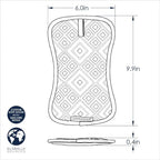 Nordic Ware Double Burner High-Sided Formed Griddle with 2 Oven Hot Pads