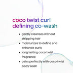 Method Curl Defining Co-Wash, Coco Twist, Coconut Milk + Avocado + Macadamia notes, 13.5oz