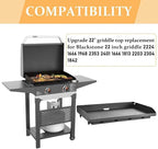 Pre-seasoned 22" Griddle Plate for Blackstone 2224 1666 1968 2353 2401 Iron Forged 22” Omnivore Tabletop Griddle, Upgraded Replacement Griddle Top for 22 Inch 1666 1813 2203 2304 1842