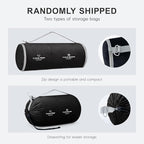 urnexttour Travel Pillow and Blanket Set Neck Pillows Travel Essentials with Sleep Mask for Airplane Car Memory Foam Black