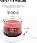 Eutuxia Mug Warmer for Home & Office. Great for Warming Up Cups, Coffee Mugs, Wax, and Beverages on Desks, Tables & Countertops. Electric Heated Plate Warms Quickly. Enjoy Hot Drinks on Cold Days.