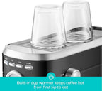 CASABREWS CM5418 Espresso Machine 20 Bar, Stainless Steel Espresso Maker with Milk Frother, Compact Cappuccino Machine for Home, Small Espresso Coffee Machine for Latte, Black