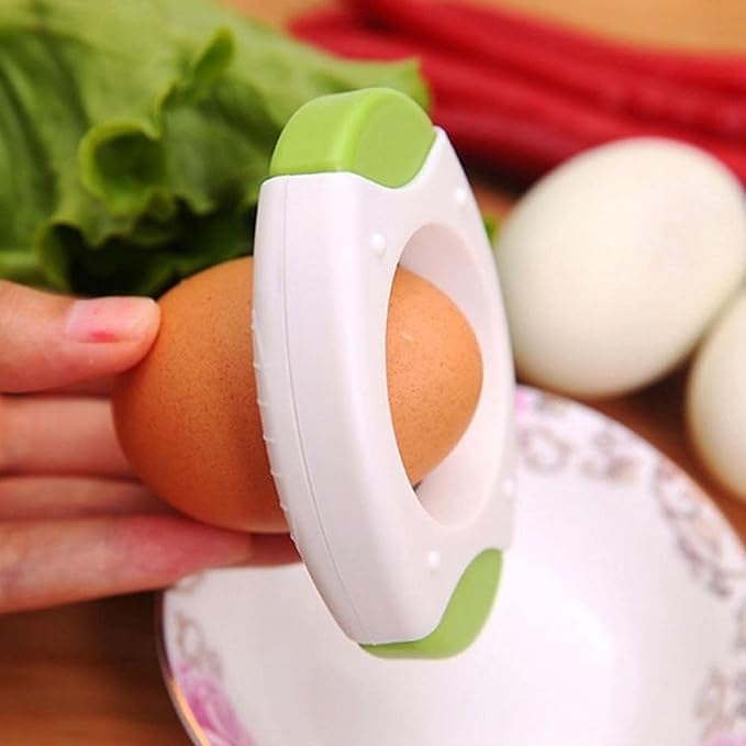 Yellow Egg Shell Opener Egg Topper Cutter Egg Cracker Separator for Quickly Cutting Off The Tops of Eggs Egg Shell Scissors Opener Kitchen Gadgets Tools Egg Separators Specialty Tools and Gadgets