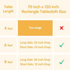 BRILLMAX 10 Pack Red Tablecloths 70 x 120 Inch for 6ft or 8ft Rectangle Tables - Rectangular Bulk Linen Polyester Fabric Washable Cloth Cover for Wedding Reception Banquet Birthday Party