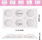 Sakolla 2 Pack Muffin Top Pans, Silicone Egg Molds for Breakfast Sandwiches 3 Inch Round Baking Pan for English Muffins, Egg Bites, Hamburger Bun, Corn Bread, Whoopie Pies, Tarts