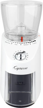 Capresso Infinity Plus Conical Burr Grinder, White