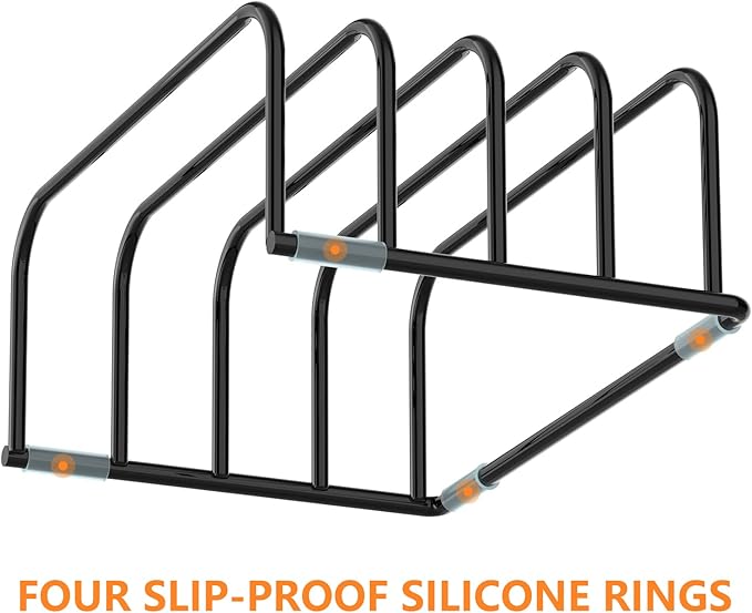 Cutting Board Storage Rack, Compact Cutting Board Organizer, Chopping Board Storage Stand Rack, Bakeware & Cookie Pan Sheets Organizer (2PCS 1.0 Inch)