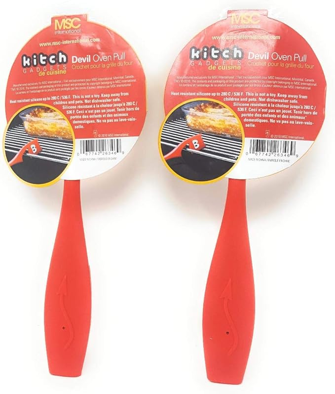 Joie Silicone Devil Oven and Toaster Rack Puller 2 Pack