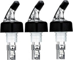 3 Pack Measured Pour Spout, Bottle Pourers for Alcohol - Shot Pourer Cocktail Liquor Dispenser Bar Bartending Tool - 1.5oz/45ml