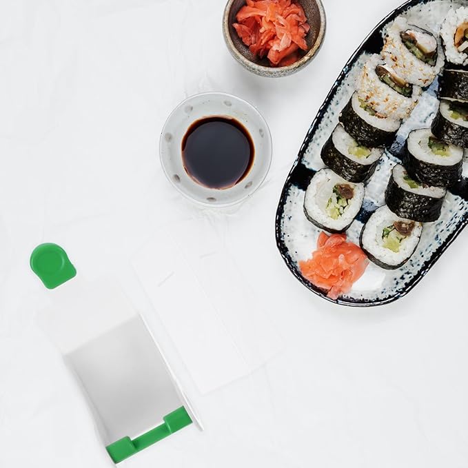 SHERCHPRY Multipurpose Sushi Roller Food Rolling Tool for Meat Vegetables Egg Rolls and Grape Leaves Easy to Use Kitchen Gadget
