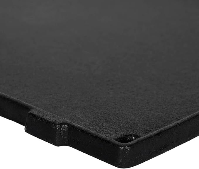 GGC 6558 Griddle for Weber Q100 Q120 Q1000 Q1200 Series Grills, Cast Iron Grill Parts for Weber Q100 Grills, 12.6" x 8.6" Cooking Griddle for Webbr Baby Q