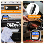 Multifunctional Digital Thermometer for Cooking,Food Thermometer+Thermometer Alarm+Kitchen Timer,Large Color Screen,Instant Read,Fast Response,grill bbq accessories,Kitchen Oven Meat Thermometer-DMT03
