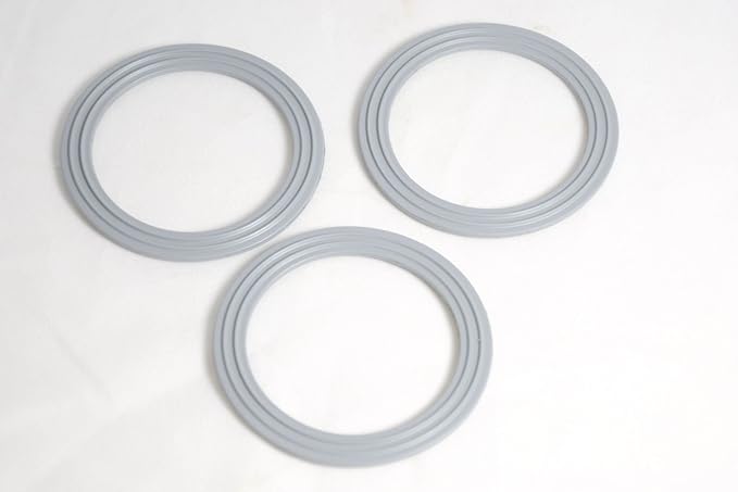 Kenwood Pack Of 3 Blender Attachment Rubber Base Sealing Rings Wve.650544