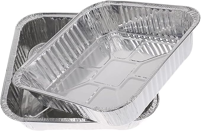 Waytiffer 10pack- 8 x 8 Aluminum foil Pans Disposable Heavy Duty Square baking Cake Pan, Cooking Tins Homemade Breads Oven Pan, Baking cake Roasting Pans