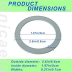 Blender Gasket Replacement Parts, Rubber Ring Seal Rings Blender Accessories for Oster and Osterizer Blender (4 Pieces)