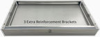 2 Pack Stainless Steel Shelf 12"x24" 260LB, Commercial Wall Mounted Metal Shelving for Home Kitchen, Restaurant