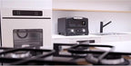 Countertop Toaster Oven, Compact Kitchen Appliance with Graphite Heating Technology, Black