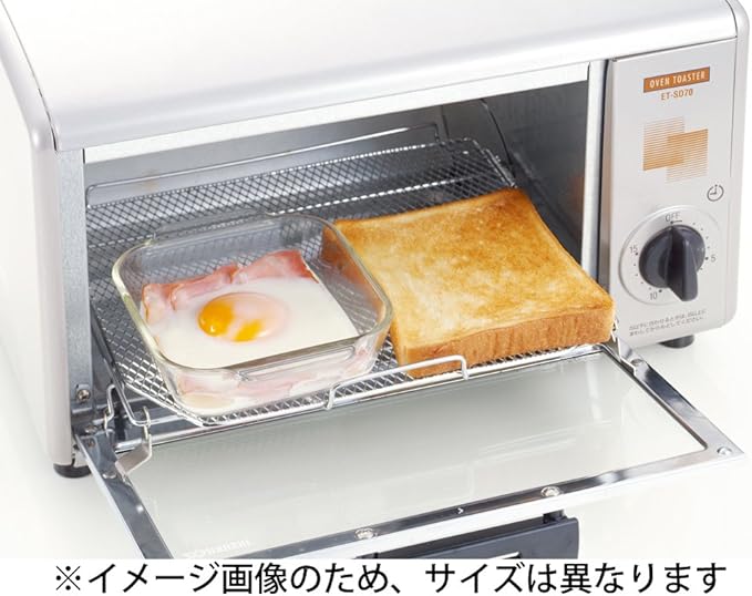 iwaki KBC3850 BC3850 Heat Resistant Glass Toaster Oven Dish, Basic Series, 9.4 x 5.7 x 1.4 inches (240 x 145 x 35 mm), 23.7 fl oz (700 ml)