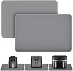 Silicone Mats for Kitchen Countertop, 24x16 inch Heat Resistant Mats for Air Fryer, Non-Slip Counter Protector Pad for Ninja, COSORI, Cuisinart, Coffee Maker, Toaster, Oven – Dishwasher Safe, Grey