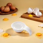 Egg Yolk Separator, for Baking Cakes Egg Separator for Raw Eggs,Plastic Egg Separator Egg Yolk White Filter,Bowl-Clip Egg White and Yolk Separator Strainer,Kitchen Gadget Cooking Specialty Tools