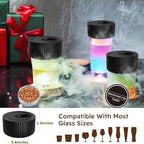 Electric Whiskey Smoker Kit Cocktail Smoker Kit with 6 Wood Chip Flavors Old Fashioned Drink Smoker Kit for Bourbon Whiskey Cocktails Home Bar Accessories Whiskey Gifts for Men Dad Husband