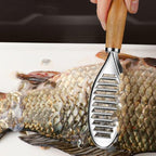 Kichvoe Fish Scale Scraper Tool 8.46 Inch Lightweight Fish Skin Peeler Seafood Cleaning Gadget Easy Safe Scale Remover for Kitchen Use