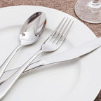 KINGSTONE 40-Piece Silverware Set for 8,18/10 Premium Stainless Steel Flatware Set, for Home, Restaurant, Wedding and Party Use, Mirror-Polished Cutlery Set, Dishwasher Safe
