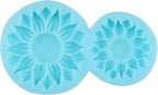 Sunflower Silicone Molds 3D Flower Fondant Mold for Cake Decorating Cupcake Topper Chocolate Candy Gum Paste Polymer Clay