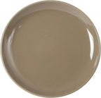 Gibson Home Rockaway 12 Piece Plates and Bowls Matte Outside/Shiny Inside Glaze Service for 4 Dinnerware Set - Brown - Dishwasher and Microwave Safe