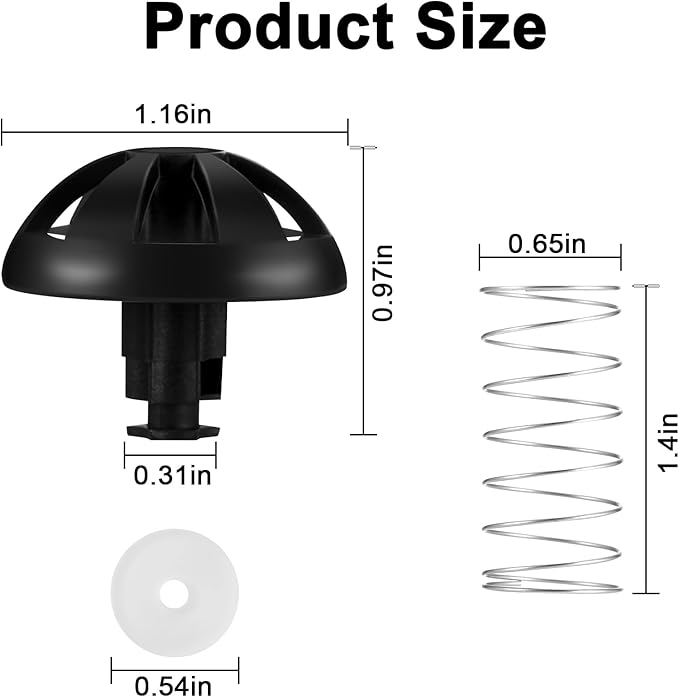 Coffee Maker Brew Basket Water Stop Valve Kit for Hamilton Beach Coffee Basket Mr. Coffee Replacement Parts 990117900 990237500 Coffee Machine Accessories-2PCS