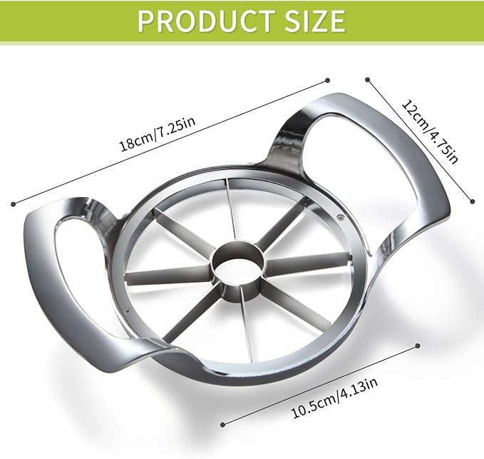 LIIGEMI Apple Slicer, 8-Slice Apple Slicer and Corer,Sharp and Sturdy,Easy to Use, Time-Saving.