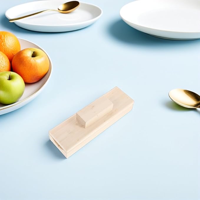 FUOYLOO Manual Chestnut Opener and Peeling Tool Wooden Household Chestnut Cracker Manual Nut Cutter and Nuts Lotus Seeds Kitchen Specialty Gadget for Home Use