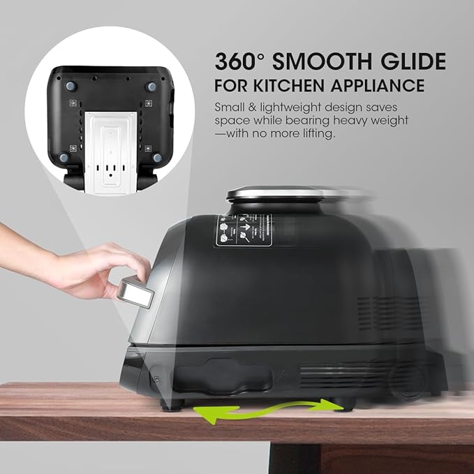 Aieve Appliance Sliders, 16 Pcs Self Adhesive Appliance Slider for Easy Moving & Space Saving, Small Countertop Rollers Kitchen Hacks Mixer Accessories