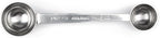 Fox Run Double Measure Scoop, 7.75 x 1.75 x 1.25 inches, Metallic