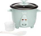 Tasty Mini Rice Cooker with Removable Nonstick Bowl and Auto Keep Warm Function, Great For Soups, Stews, Grains and Oats, 6 Cups Cooked (3 Cups Uncooked), 1.5-Quart, Aqua